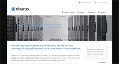 Desktop Screenshot of nixarus.com