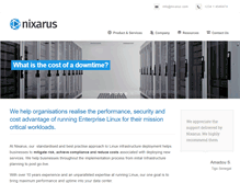 Tablet Screenshot of nixarus.com